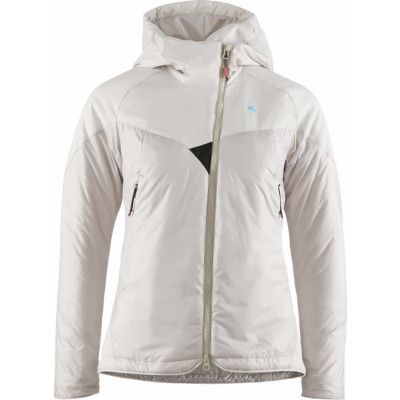 Klättermusen Women's Alv Hoodie with Zip Silver Creme