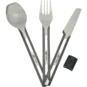 Esbit 3-pcs Titanium Cutlery-set W/S Titanium