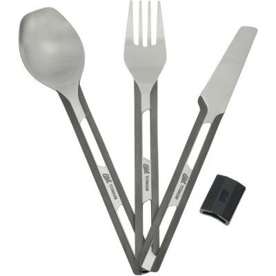 Esbit 3-pcs Titanium Cutlery-set W/S Titanium