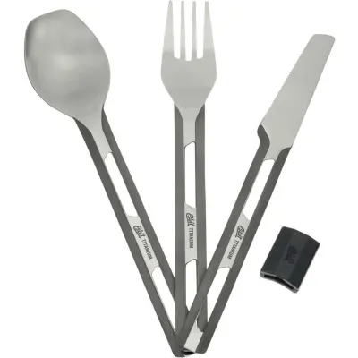 Esbit 3-pcs Titanium Cutlery-set W/S Titanium