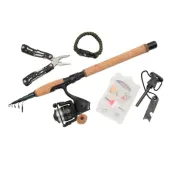 Abu Garcia Diplomat Wilderness Survival Tele haspelset och tillbehör 213 cm 2-10 g