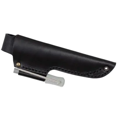 Casström No.10 Bushcraft Fodral Swedish Forest Knife Svart