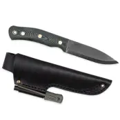 Casström No.10 Swedish Forest Knife Micarta/Scandi med Eldstål