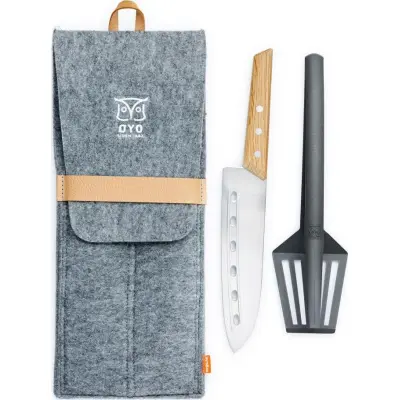 Øyo Duo Bbq Set Beige/Black