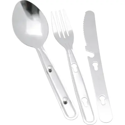 Easy Camp Travel Cutlery Black & Grey