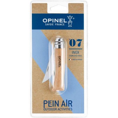 Opinel Classic Stainless Steel No7 Bl Beechwood