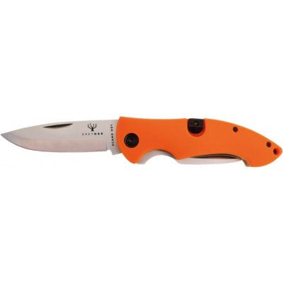 Folding Knife W/ Gut Knife Scand H01 Orange