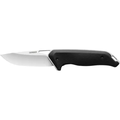 Gerber Moment Folder Drop Point Fine Edge Black