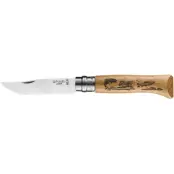 Opinel N.08 Animalia Oak Wood