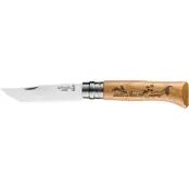 Opinel N.08 Animalia Oak Wood