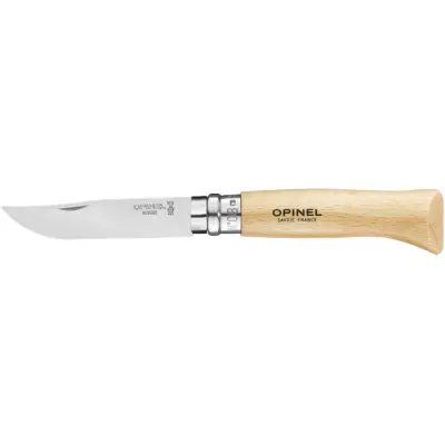 Opinel No.08 Stainless Steel/Beech Handle