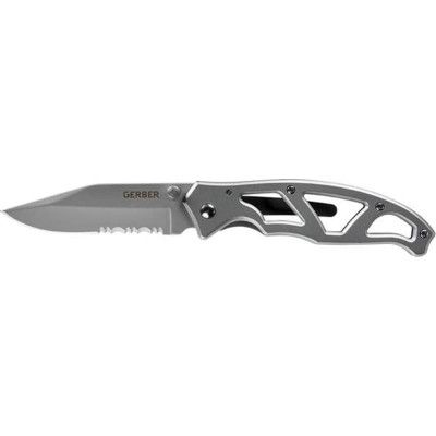 Gerber Paraframe II Folder, Serrated Stainless Steel