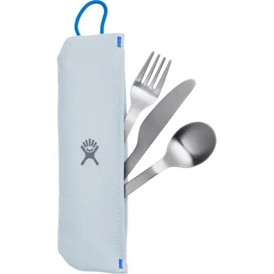 Hydro Flask Flatware Set Stainless With Pouch Stainless