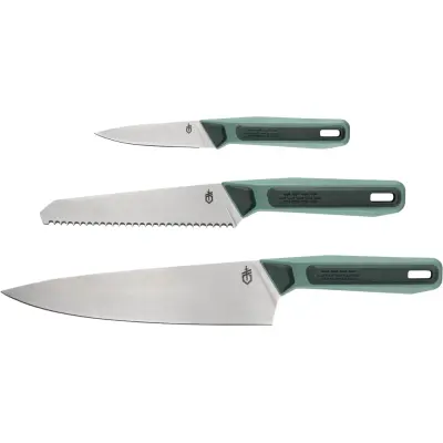 Gerber ComplEAT Knife Set Green