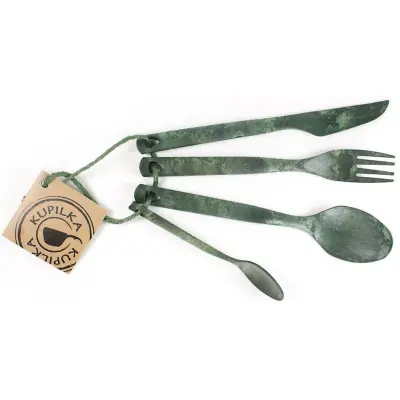 Kupilka Cutlery 4 delar Grön