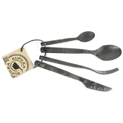 Kupilka Cutlery 4 delar Svart