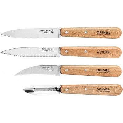 Opinel Les Essentiels Box Set Beechwood