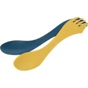 Light My Fire Spork Medium 2-pack Musty Yellow / Hazy Blue