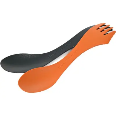 Light My Fire Spork Medium 2-pack Rusty Orange / Slaty Black