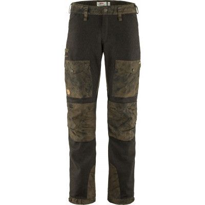 Fjällräven Men's Värmland Wool Trousers Dark Olive/Dark Olive Camo