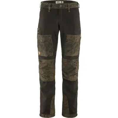 Fjällräven Men's Värmland Wool Trousers Dark Olive/Dark Olive Camo