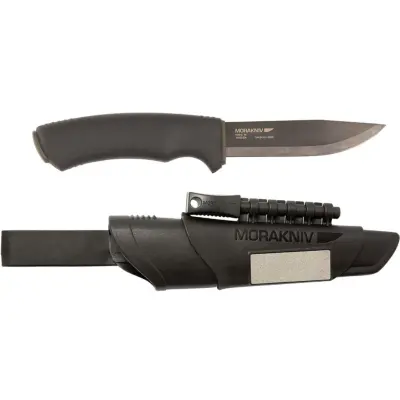 Morakniv Bushcraft Survival Black Carbon Steel