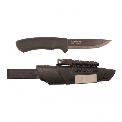Morakniv Bushcraft survival svart kolst�l
