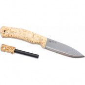 Casström No.10 Swedish Forest Knife, Curly Birch With Fire Steel, Stainless Curly Birch