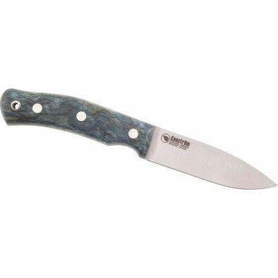 Casström No.10 Swedish Forest Knife Stabilised Curly Birch Ocean