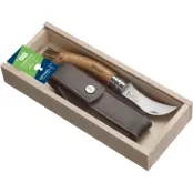Opinel Mushroom knife Oak wood handle Gift box + sheath