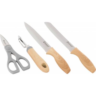 Outwell Chena Knife Set with Peeler and Scissors Blue