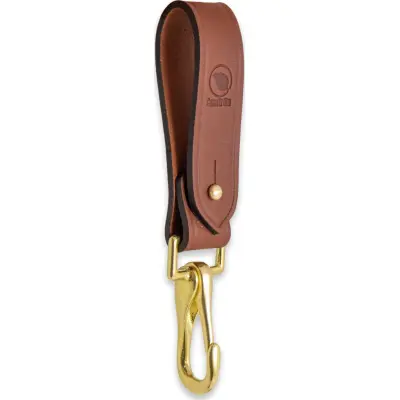 Casström Quick Release Belt Loop With Hook Cognac Brown