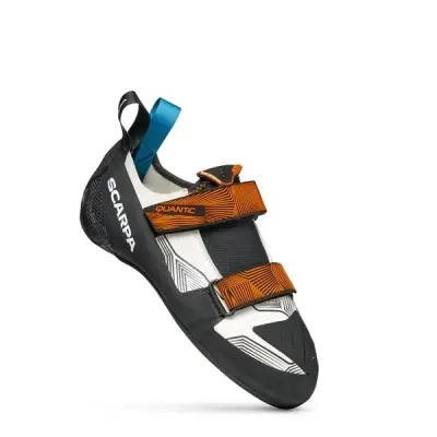 Scarpa Quantic Climbing Shoes Men Dust Gray/Mango 36,5