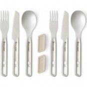 Sea To Summit Detour Stainless Steel Cutlery Set 6 Piece Stainless Steel Grey