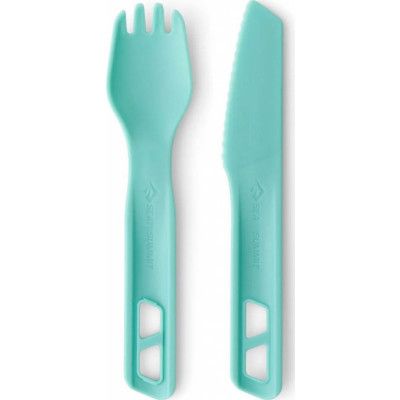Sea To Summit Passage Cutlery Set 2 Pieces Aqua Sea Blue