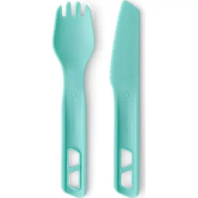 Sea To Summit Passage Cutlery Set 2 Pieces Aqua Sea Blue