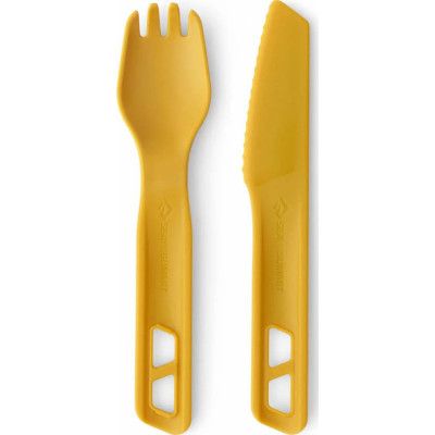 Sea To Summit Passage Cutlery Set 2 Pieces Arrowwood Yellow