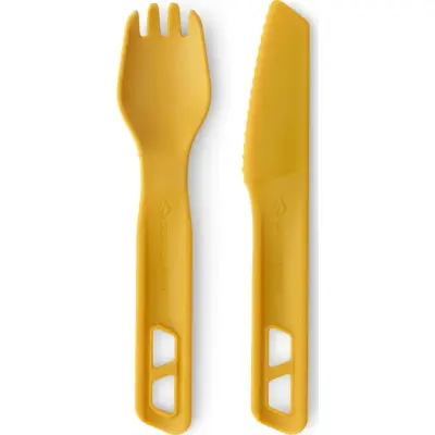 Sea To Summit Passage Cutlery Set 2 Pieces Arrowwood Yellow