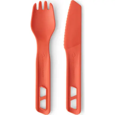 Sea To Summit Passage Cutlery Set 2 Pieces Spicy Orange