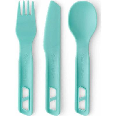 Sea To Summit Passage Cutlery Set 3 Pieces Aqua Sea Blue