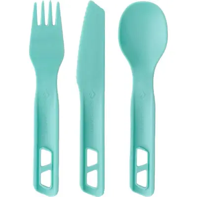 Sea To Summit Passage Cutlery Set 3 Pieces Aqua Sea Blue