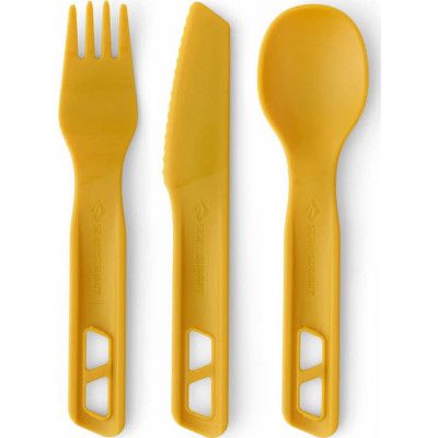 Sea To Summit Passage Cutlery Set 3 Pieces Arrowwood Yellow