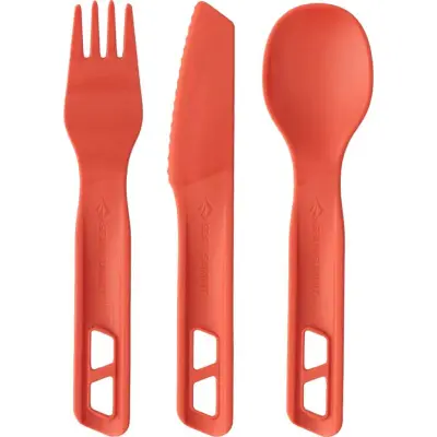 Sea To Summit Passage Cutlery Set 3 Pieces Spicy Orange