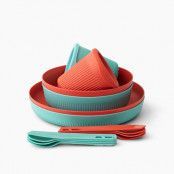 Sea to Summit PASSAGE DINNERWARE SET [2P] [14 PIECE] BLUE + ORANGE