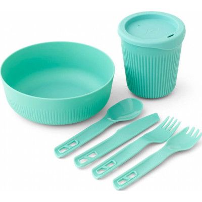 Sea To Summit Passage Dinnerware Set 6 Piece Aqua Sea Blue