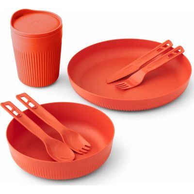 Sea To Summit Passage Dinnerware Set 7 Piece Spicy Orange