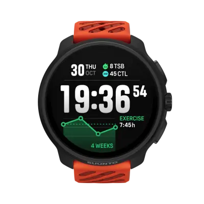 Suunto Race 2 Stainless Steel Coral Orange
