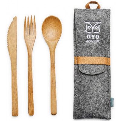 Øyo Turtagrø Cutlery Grey/Brown