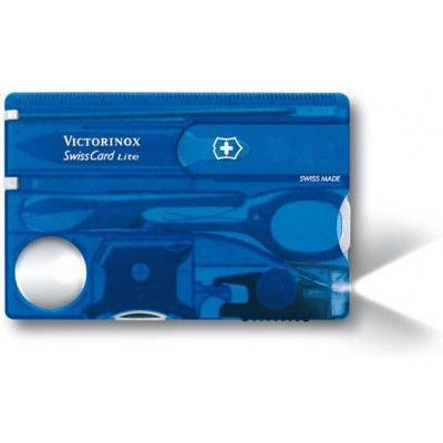 Victorinox SwissCard Lite Blue Transparent