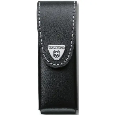 Victorinox Belt Pouch Leather Black 6 Layer